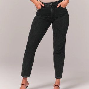 Abercrombie and Fitch curve love mom high rise jeans 30/10 long